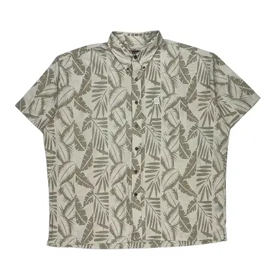 Chaps Ralph Lauren Hawaiian Shirt - 2XL Beige Cotton