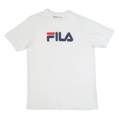 FILA Mens T-Shirt White M
