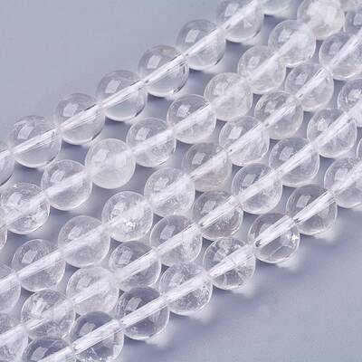 Natural Quartz Crystal Beads Strands