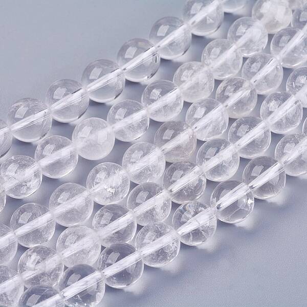 Natural Quartz Crystal Beads Strands