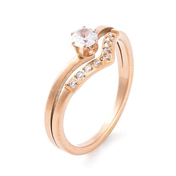 304 Stainless Steel Round Finger Ring for Women