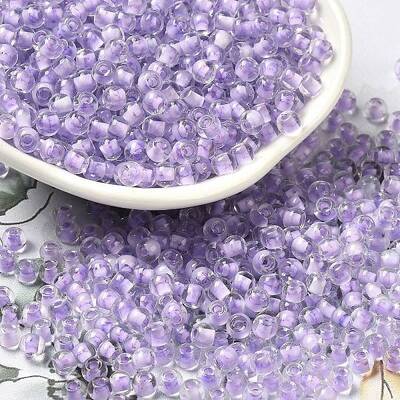 Transparent Glass Round Seed Beads