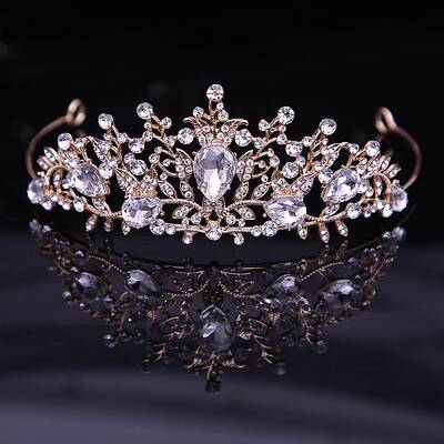Children's  Alloy Rhinestone Crown Hair Bands