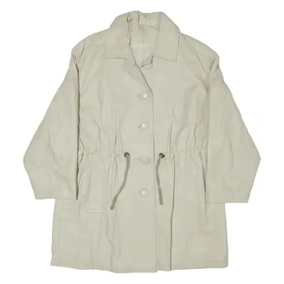 PEDRONA Overcoat Jacket Cream Womens M