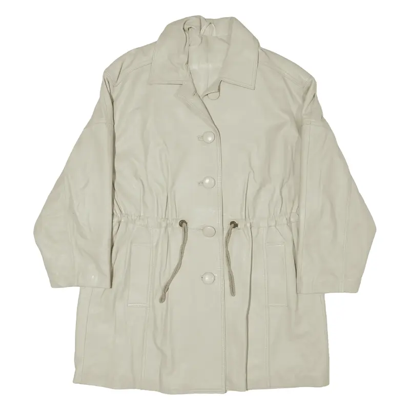 PEDRONA Overcoat Jacket Cream Womens M