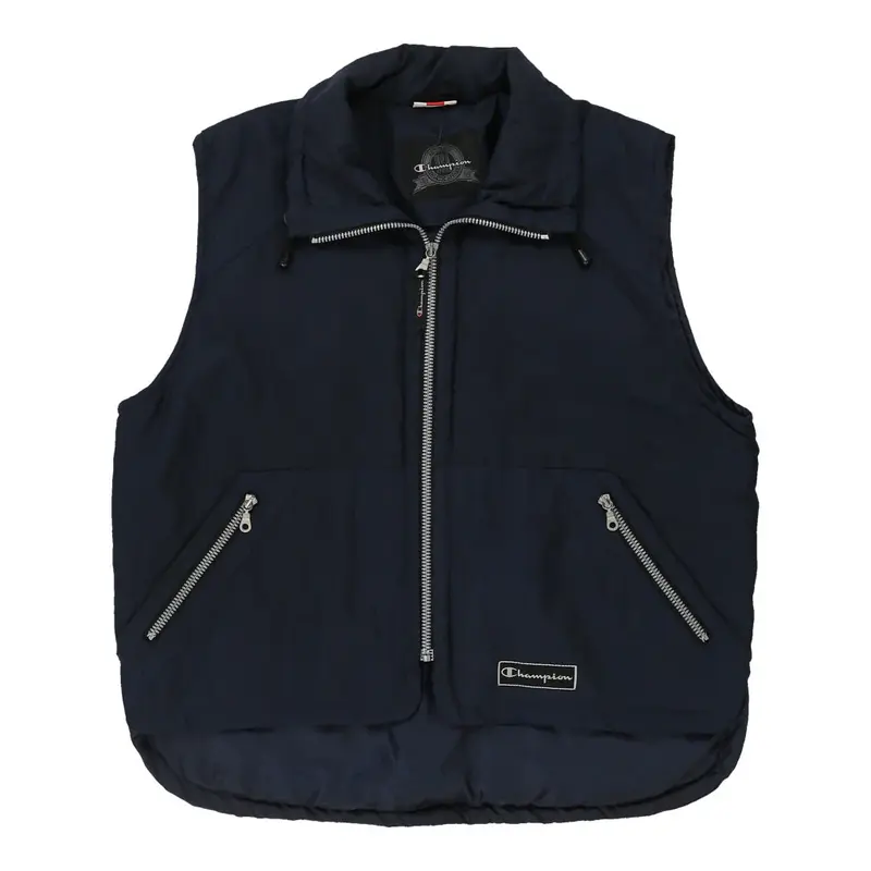 Champion Gilet - Large Navy Polyester