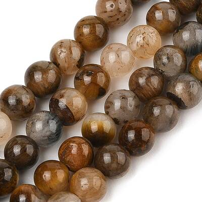 Natural Yellow Tiger Eye Beads Strands