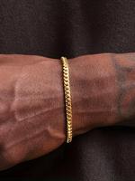 Simple Chain Bracelet, Fashionable Jewelry for Women & Men for Party, Daily Clothing Decor, Trendy All-match & Exquisite Jewe...