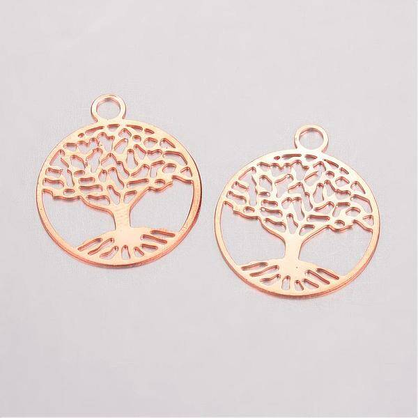 Brass Filigree Pendants