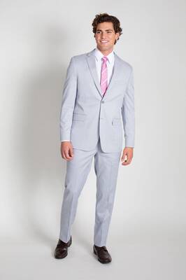 Light Blue Seersucker Suit