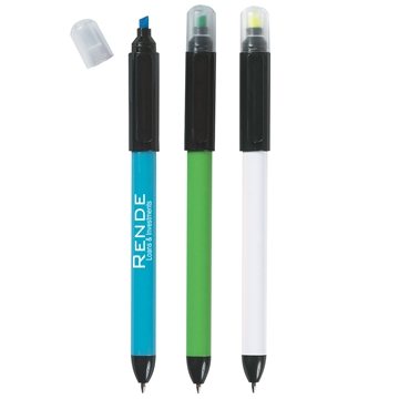 250 Customized Twin-Write Pen With Highlighter