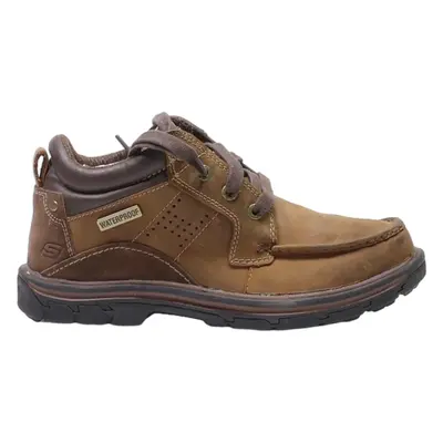 SKECHERS Chukka Boots Brown Leather Womens UK 5.5