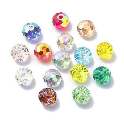 AB Color Plated Glass Beads