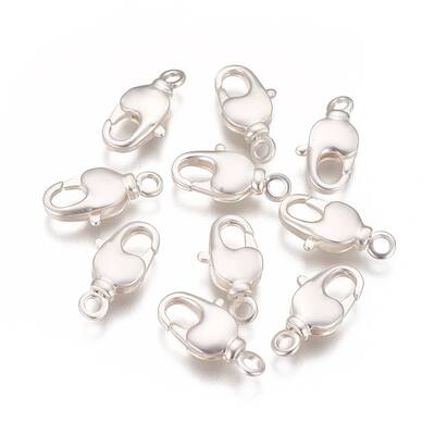 Brass Swivel Lobster Claw Clasps