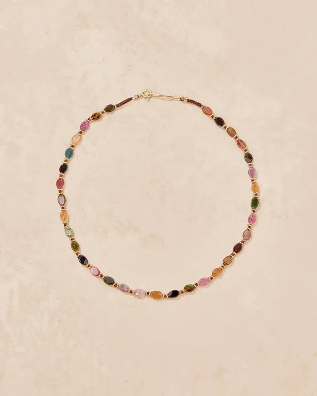 Necklace Coll005 Jati Collier Tourmaline | Color: TOURMALINE | Size: U