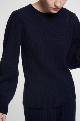 Sweater T17 T17 Harlow Navy | Color: NAVY | Size: L