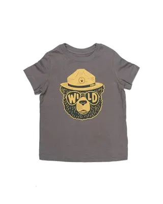Wildbear Toddler Tee | Coal | Size: 2T