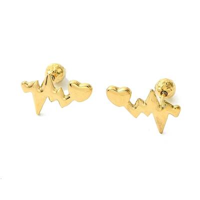 Ion Plating(IP) 304 Stainless Steel Ear Studs