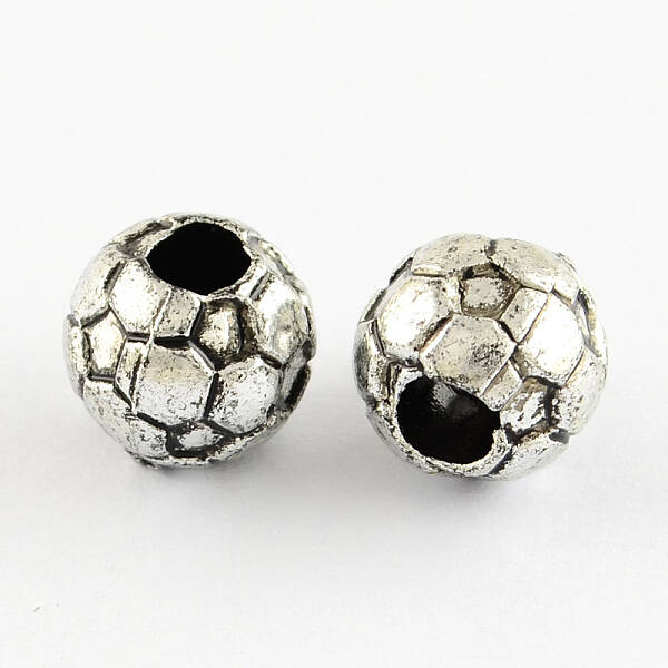 Round Antique Acrylic Beads