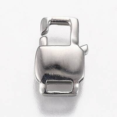 Tarnish Resistant Polished 316 Surgical Stainless Steel Lobster Claw Clasps
