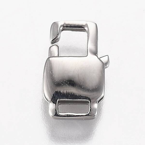 Tarnish Resistant Polished 316 Surgical Stainless Steel Lobster Claw Clasps