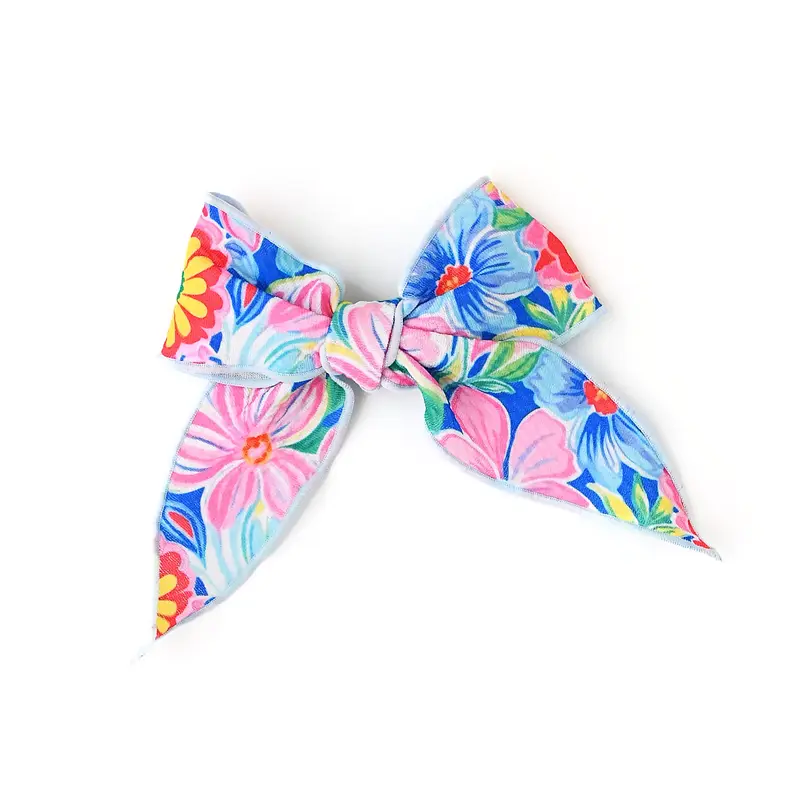 Pippa Clip Bow Valentines Day Floral Hair Accessory