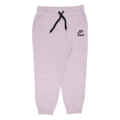 NIKE Womens Joggers Purple Tapered XL W34 L27