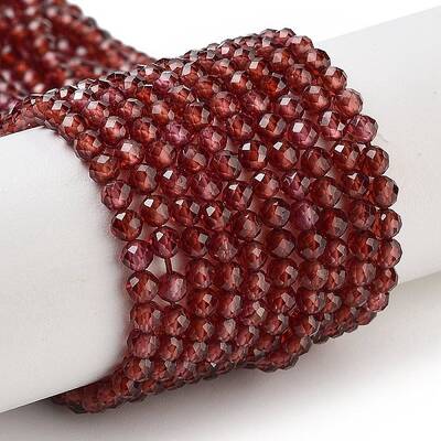 Natural Garnet Beads Strands