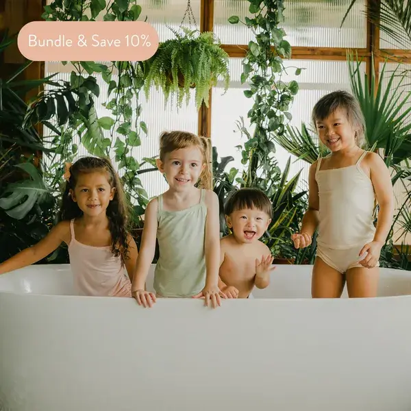 Girls' TENCEL™ Micro Modal Camisoles - Set of 2 | Size: 4-5 Y / 110 | Color: Paris - Pink/Blue