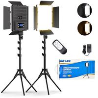 Photography Lighting Kit, 36W Dual Color Studio Light with Remote Control & Tripod, Adjustable Studio Lighting Kit, Adjustab...