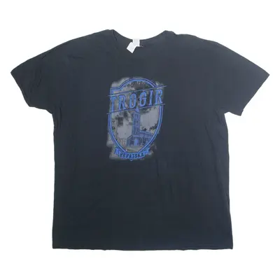 GILDAN Trogir Mens T-Shirt Black 2XL