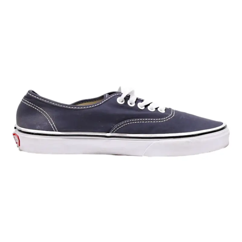 VANS Low Top Trainers Blue Canvas Womens UK 7