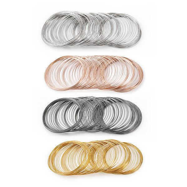 4 Colors Steel Memory Wire