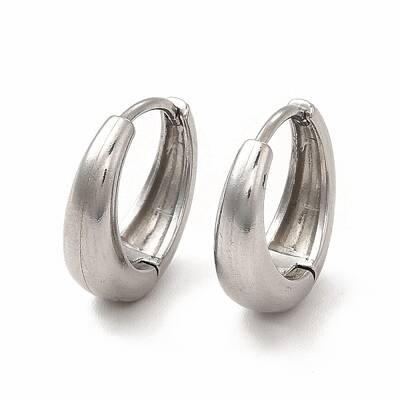 Non-Tarnish 316 Stainless Steel Hoop Earrings for Women