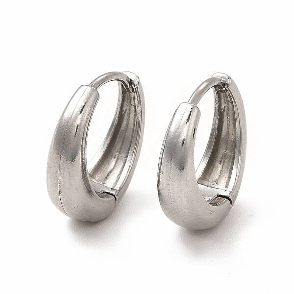 Non-Tarnish 316 Stainless Steel Hoop Earrings for Women