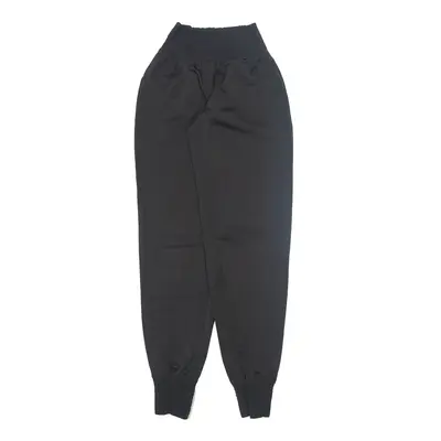 IMPERIAL Trousers Black Relaxed Tapered Womens W24 L32