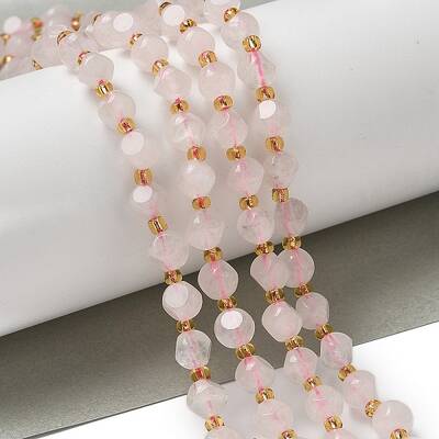 Natural Rose Quartz Beads Strands