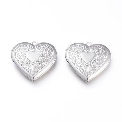 Non-Tarnish 304 Stainless Steel Locket Pendants