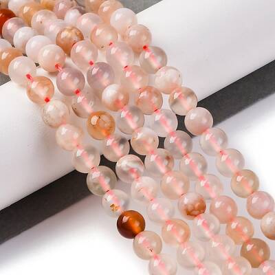 Natural Cherry Blossom Agate Beads Strands