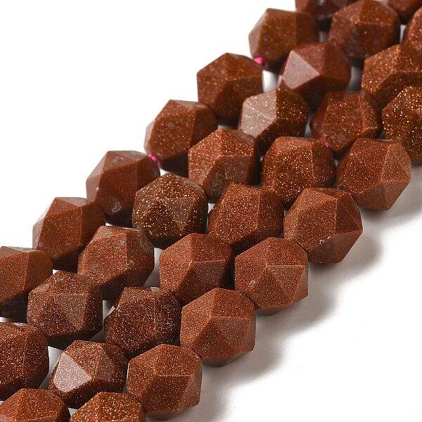 Synthetic Goldstone Beads Strands