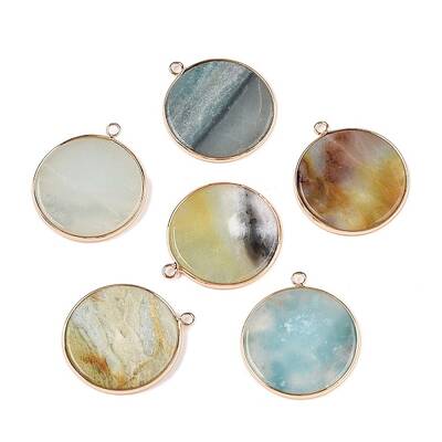 Natural Amazonite Pendants