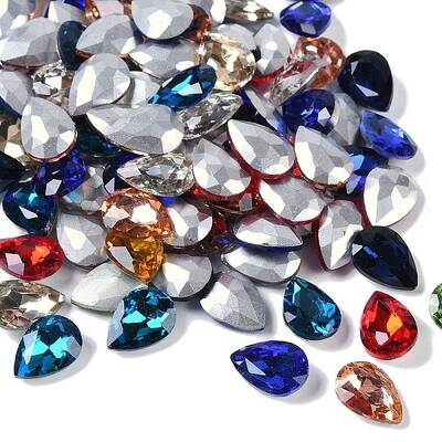 Glass Pointed Back Rhinestone