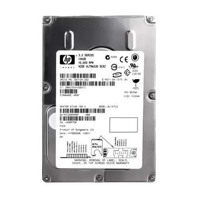 367104-002 HP 146GB Ultra-320 SCSI 10000 3.5-inch 8MB Hard Drive