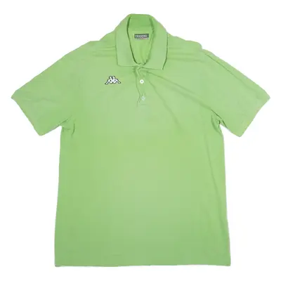 KAPPA Mens Polo Shirt Green L