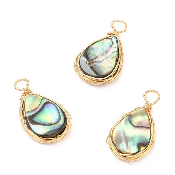 Natural Abalone Shell/Paua Shell Pendants