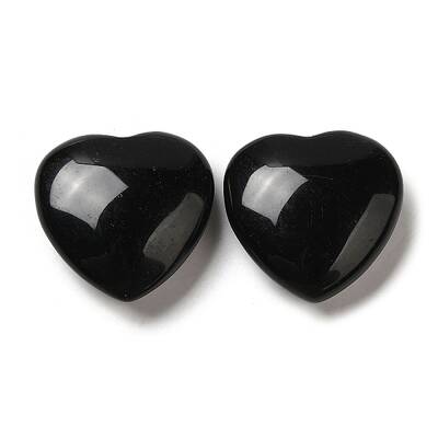 Natural Dyed & Heated Black Agate Healing Stones
