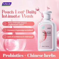FuYanJie Peach Leaf Feminine & Underarm Wash For intimate area Hygiene and Itchy, pH Balanced Body Wash with Lactic Acid For ...