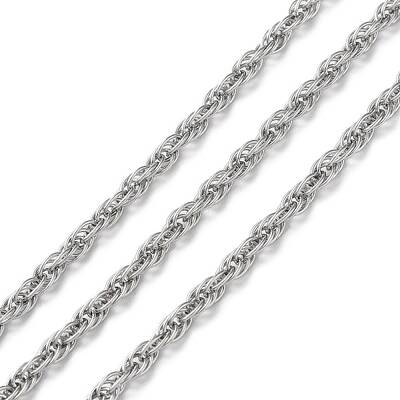 Tarnish Resistant 304 Stainless Steel Rope Chains