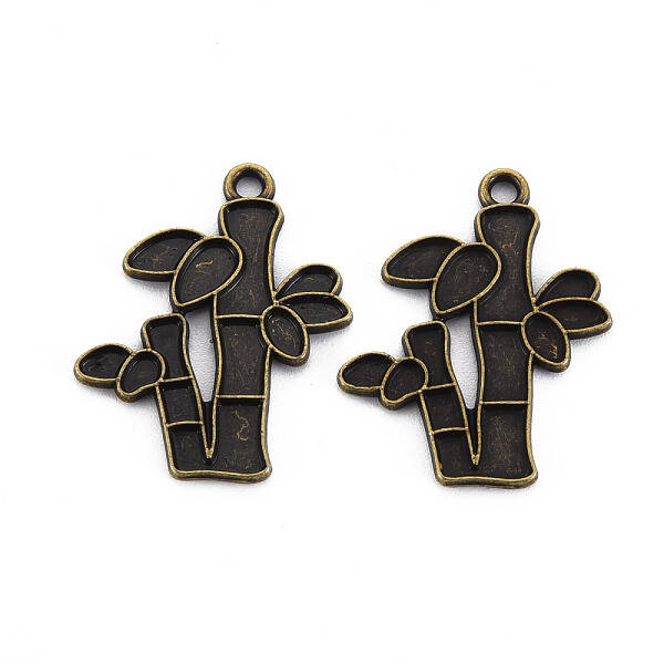 Tibetan Style Alloy Pendant Enamel Settings