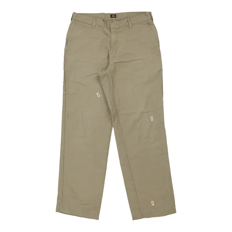 Dickies Trousers - 34W 30L Beige Cotton
